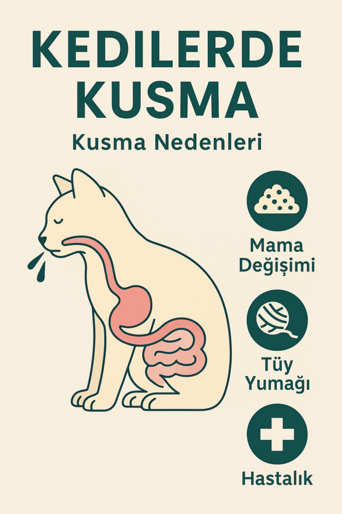 kedilerde kusma nedenleri