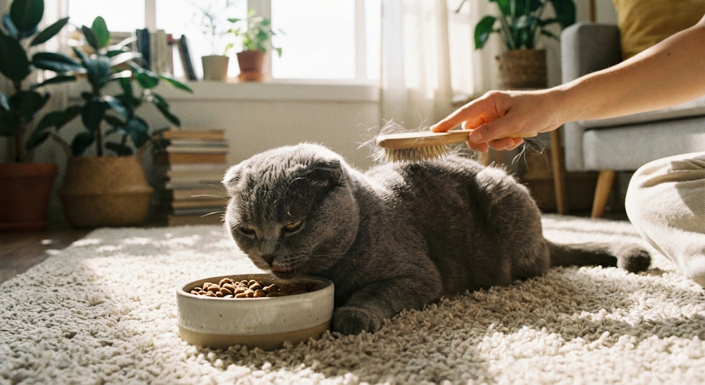 Scottish fold kedi bakımı ve beslenmesi
