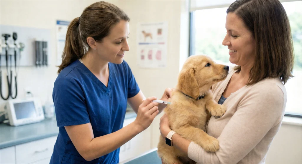 Distemper hastalığına karşı aşı uygulaması