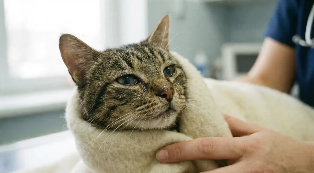 kedi nezlesi belirtileri goz akintisi tedavi